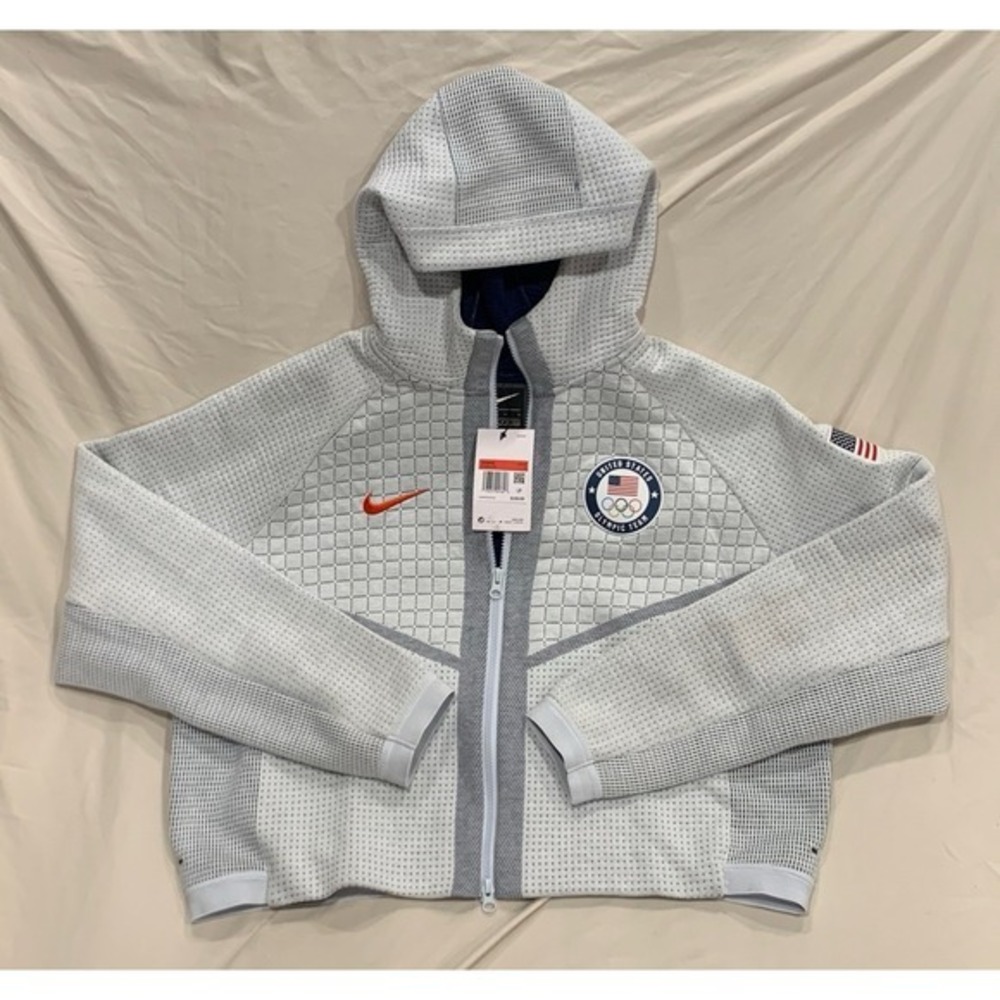 Nike Olympic Tech Pack‎ Team USA  Jacket Women's Large Zip Hoodie NEW Tokyo 2020